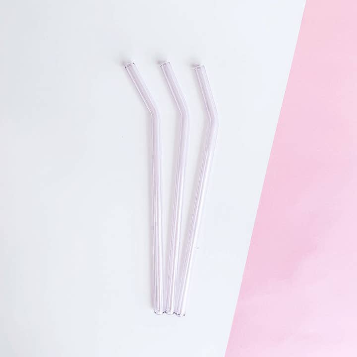 Luxey Cup - Wholesale Drinking straw - SIPSTRAWS - Thin Reusable Glass Straws —3 pack3