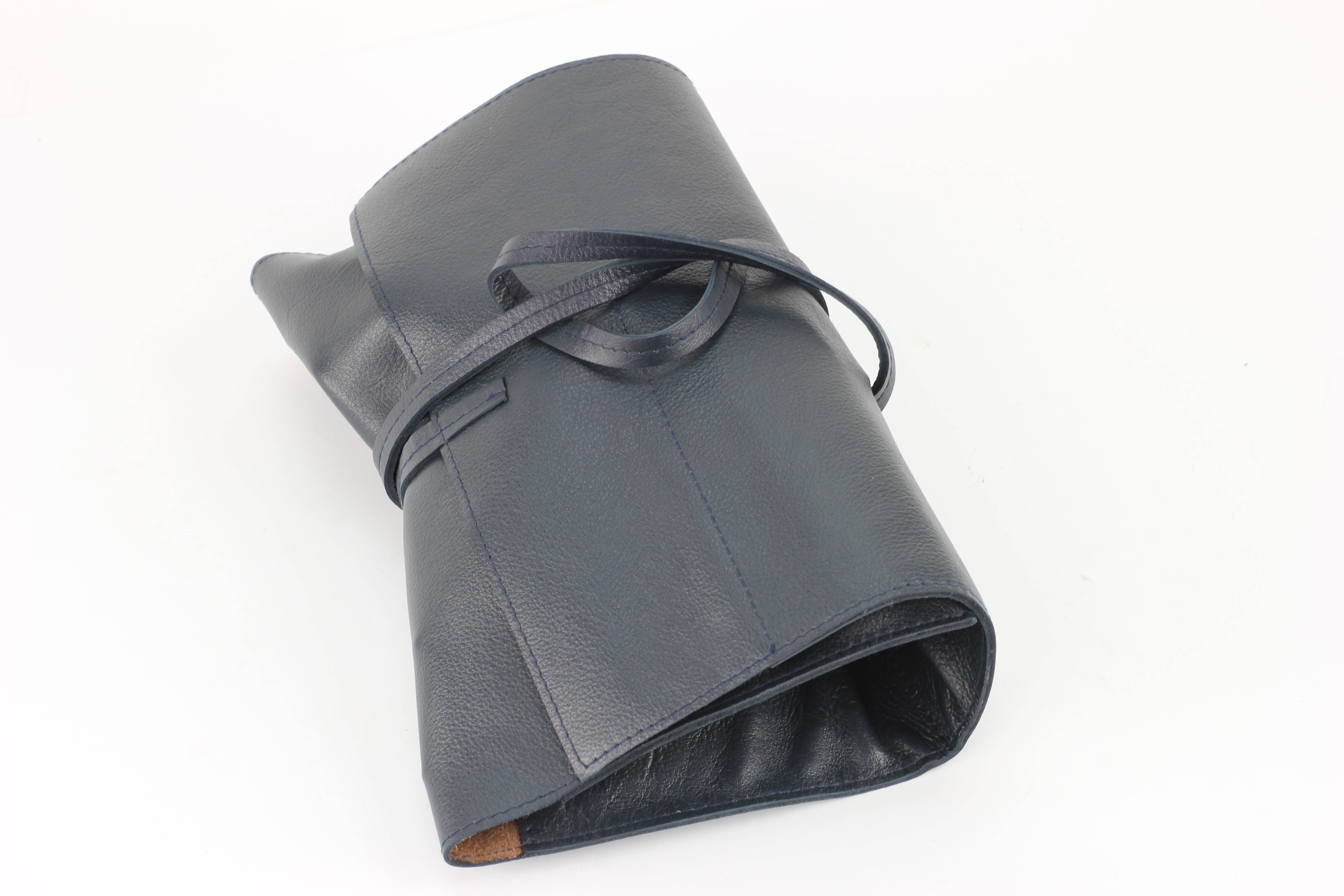 Leather Impressions Inc - Wholesale Cord Holder - Leather Roll up Cord Keeper Wrap Around Tech Case11