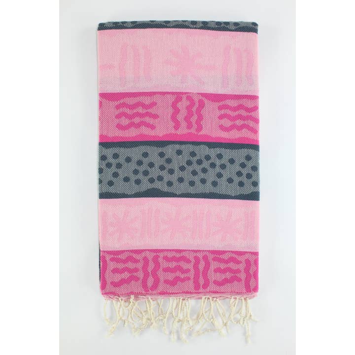 Multicolore Asciugamano Fouta Peshtemal Turco Premium in vendita all'ingrosso su Faire