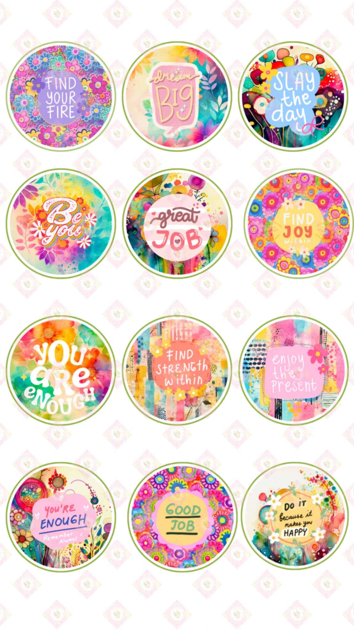 Sunshine Boxes - Wholesale Cake/Cupcake Topper - Custom Motivational Edible Image Toppers for Oreos & Cakes0