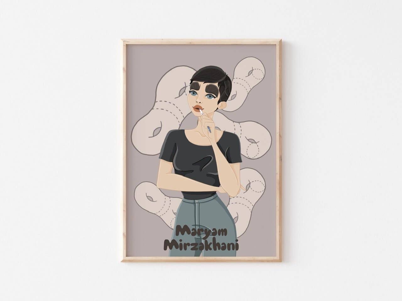 Another Wild Story - Wholesale Art Print - Maryam Mirzakhani Wall Art0