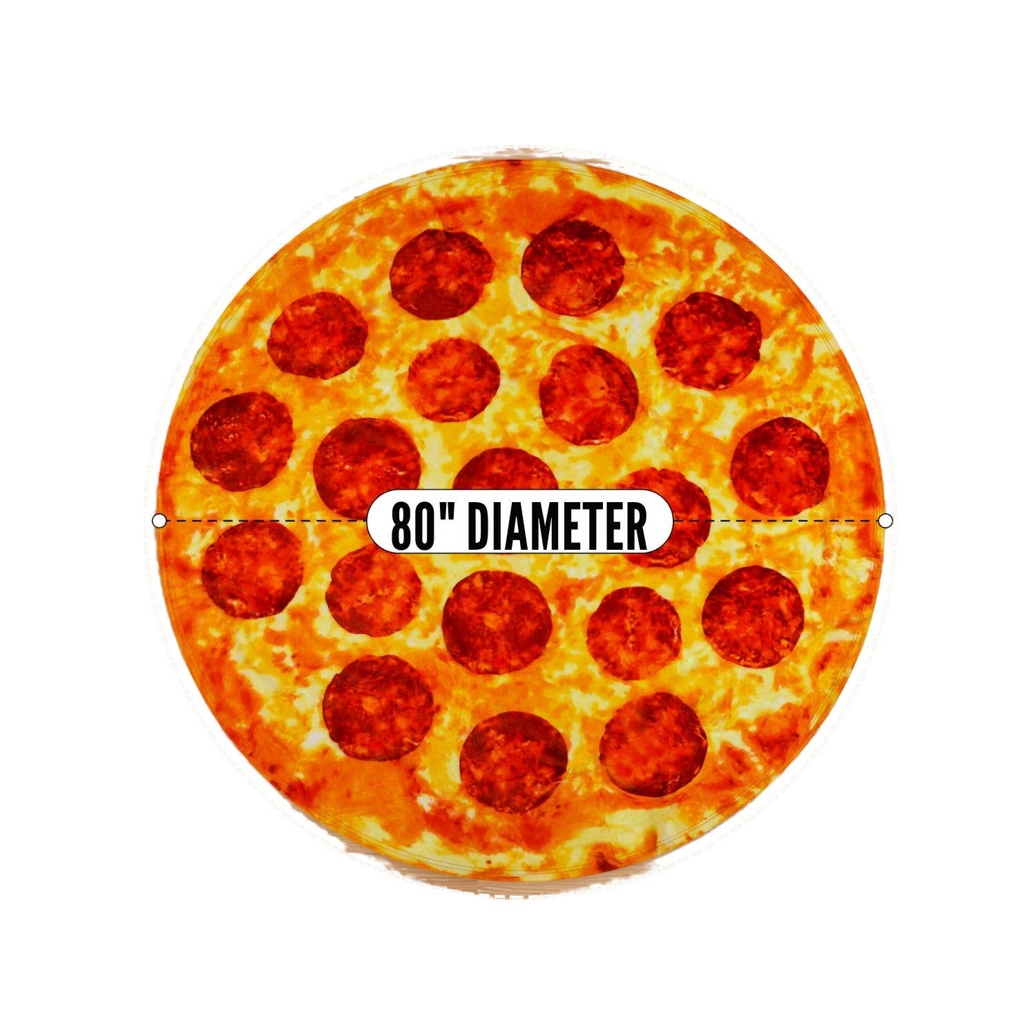 Zulay Kitchen - Wholesale Throw Blanket - Novelty Big Pizza Blanket - Premium Soft Flannel7