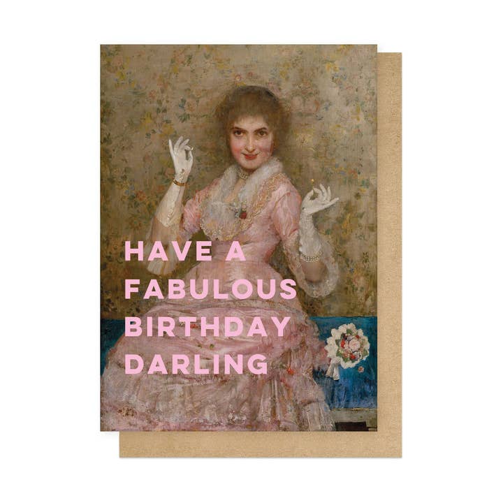 Fabulous Birthday Greetings Card for wholesale by East End Prints - Greetings Cards & Postcards
