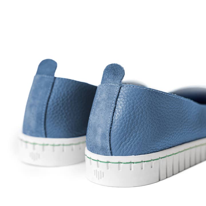 CUSHY Denim Blue Leather for wholesale by Suggies