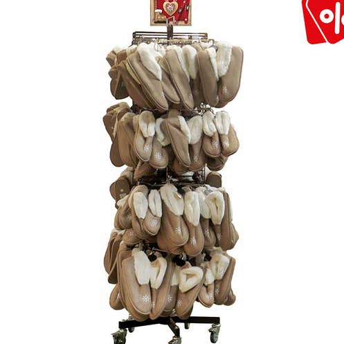 JUMI - Wholesale Slippers - Unisex - Expositor 210U Beige Snow Flower Sneakers0