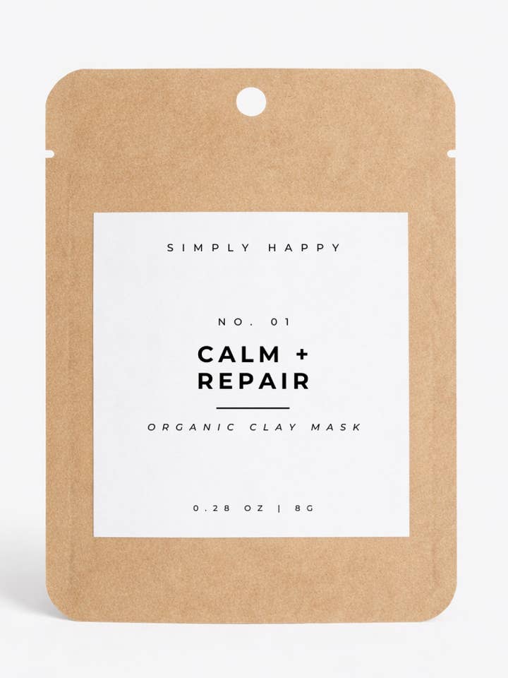 Calm + Repair | Organic Clay Mask for wholesale by Simply Happy