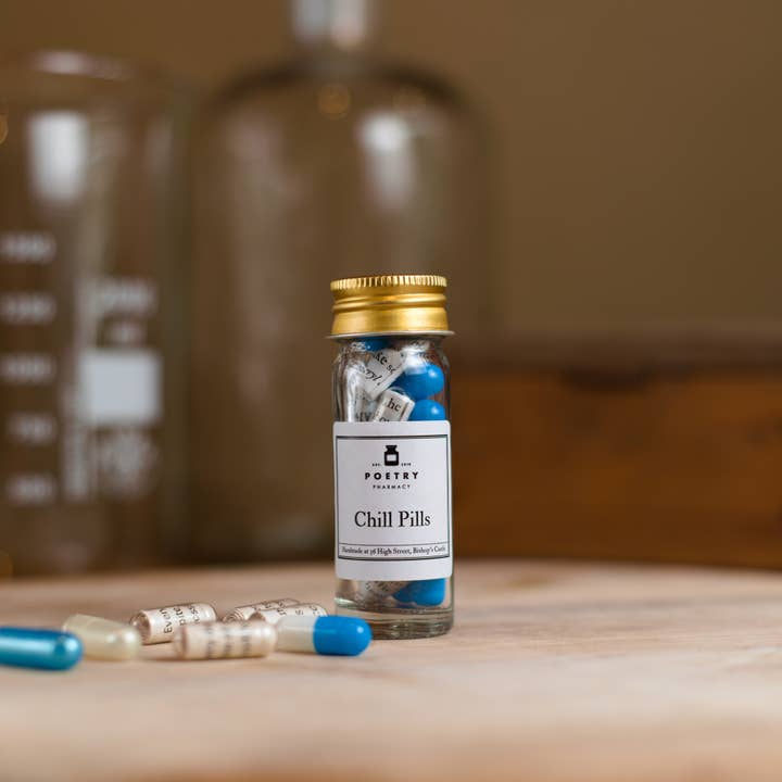 Chill Pills - Poetry Pills (Small) for wholesale by Poetry Pharmacy
