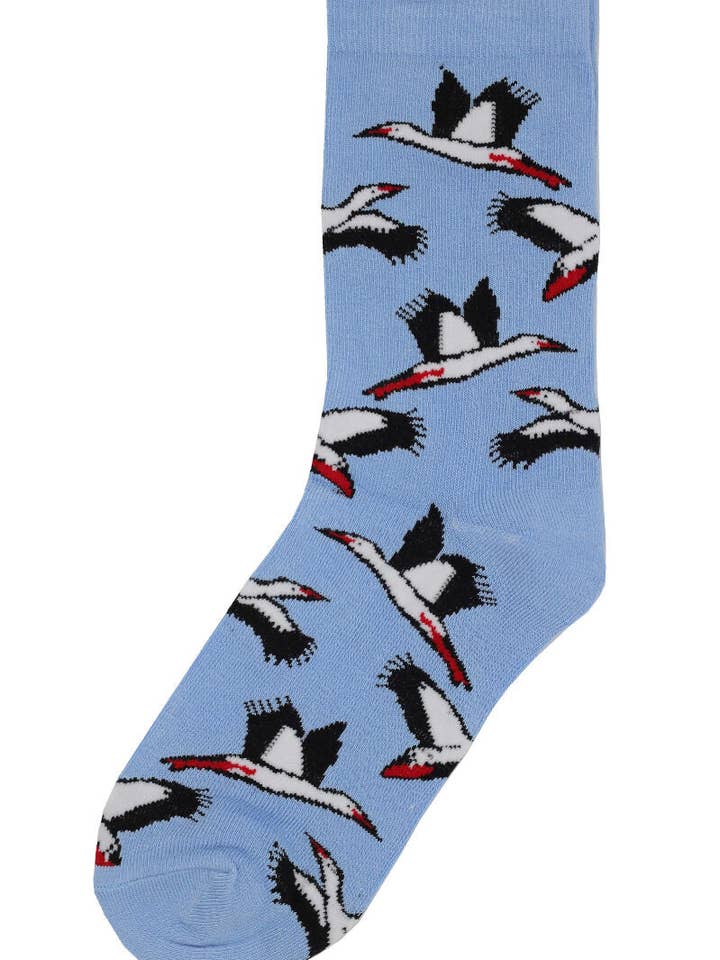 Danefae København - Wholesale Socks - Women's - Denmark Ladies Socks Lt Blue STORKS0
