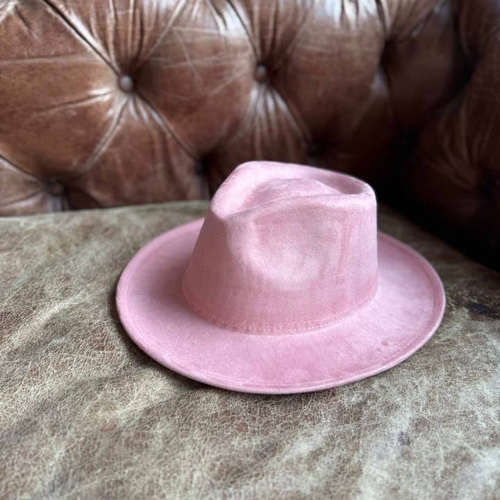 Queens INC - Vente Chapeau en feutre - femme - Chapeau Rancher en daim à bord court et rigide11