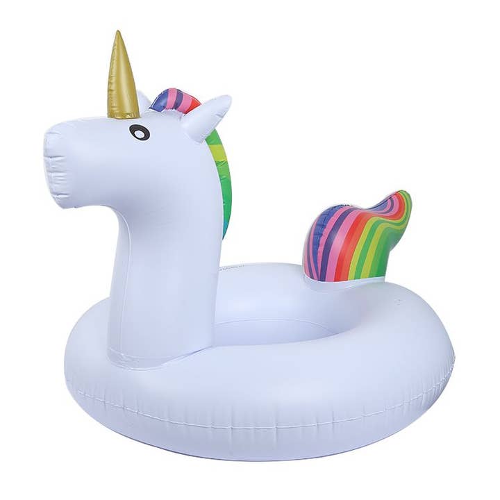 Trend Tech Brands - Wholesale Inflatables - Aqua Jams Bluetooth Floating Speaker & Cup Holder - Unicorn