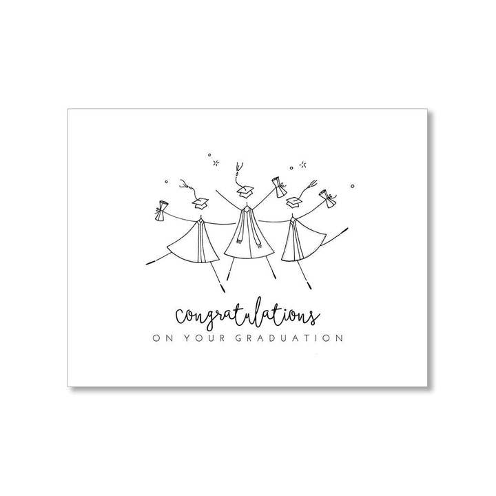 "GRADUATION" CONGRATULATIONS CARD for wholesale by LO in LONDON®