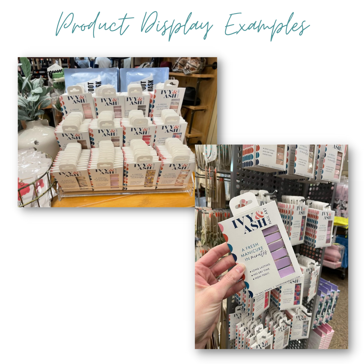 Ivy & Ash - Wholesale Nail Art/Decal - Powder Pink | Light Pink Solid Neutral Nail Polish Stickers8