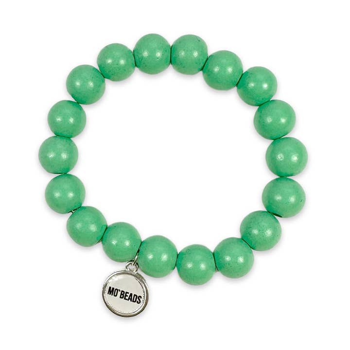 Bracelet vert menthe Mo`Beads pour la vente par Escapulario