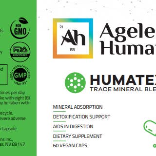 Ageless Humans - Wholesale Oral Supplement/Vitamin - Trace Minerals with Fulvic & Humic Acid: Humatexâ„¢