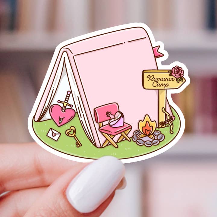 Romance Camp Sticker | Romance Reader for wholesale by Indie Heart Studio