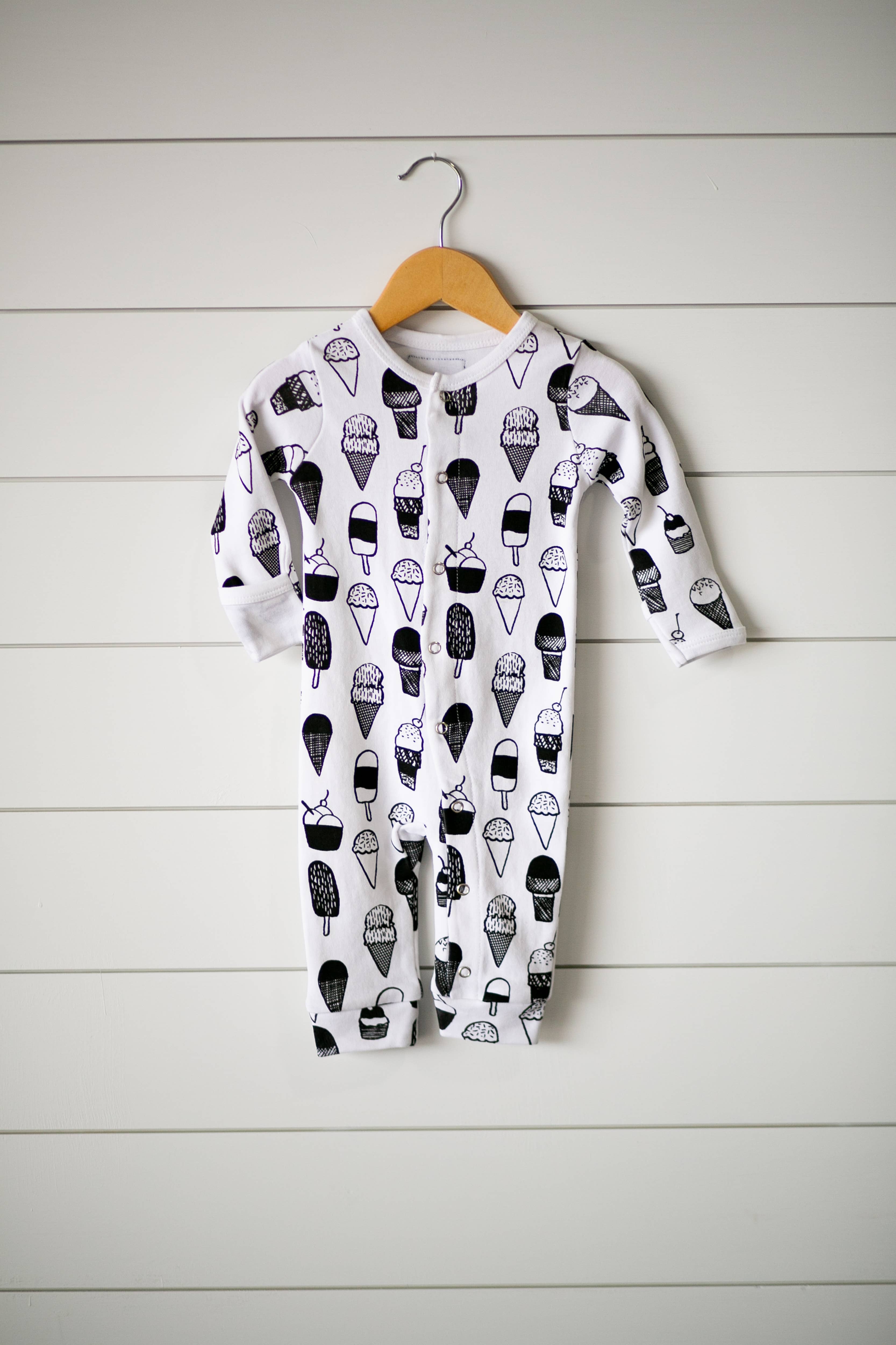 Modern Burlap - Wholesale Jumpsuit - Baby - Organic Button Coverall | Solids & Prints8