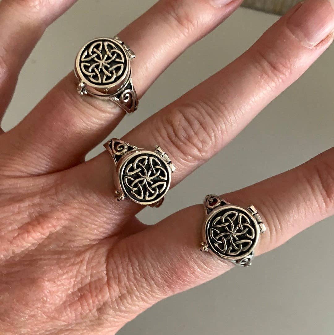 Keystone Crystals – Großhandel Band/Stapelring – Sterlingsilber-Ringe im keltischen Stil4