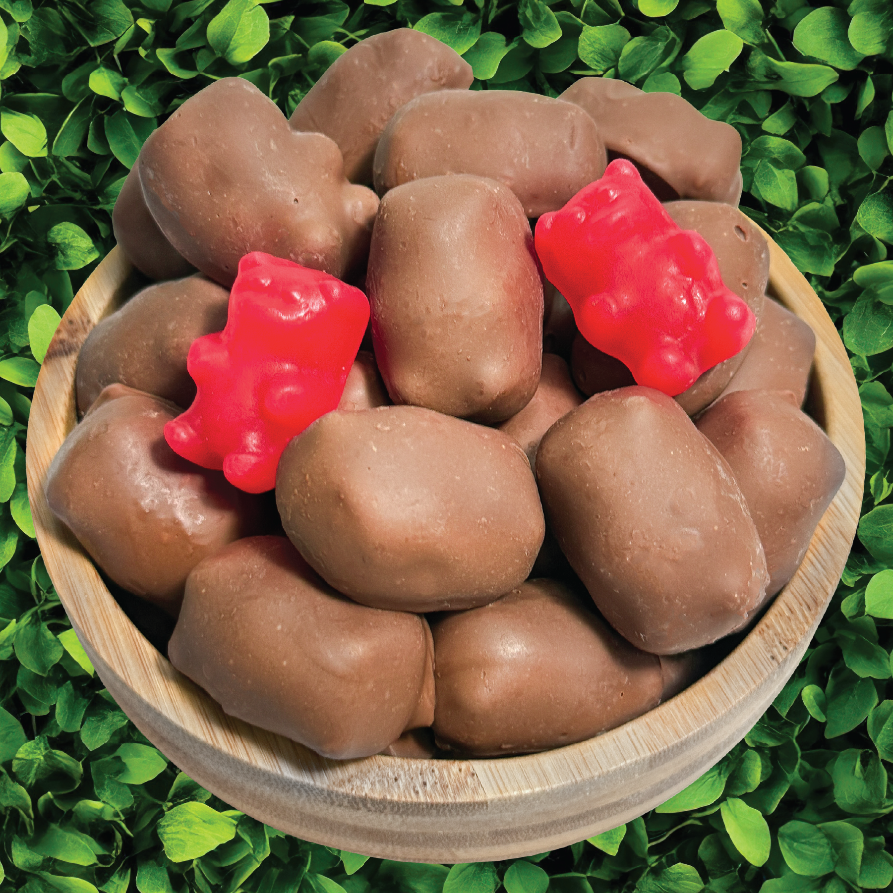 The Nut Garden, Sweetables, Utah Truffles - Wholesale Chocolate Covered Sweets - Cinnamon Bears, Milk Chocolate Covered (12 oz)0