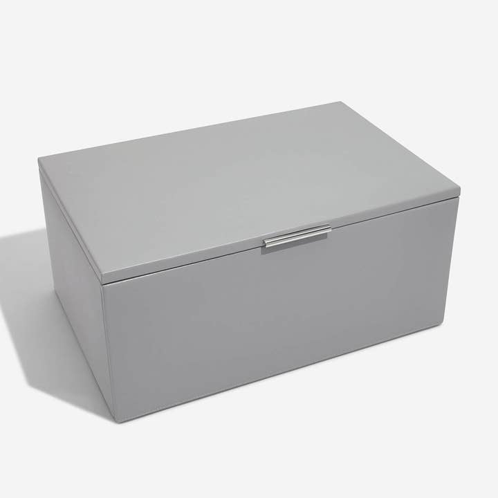 LC Designs Co Ltd – wholesale Jewellery box/organiser – Dulwich Designs Notting Hill Grey Extra Large Jewellery Box3