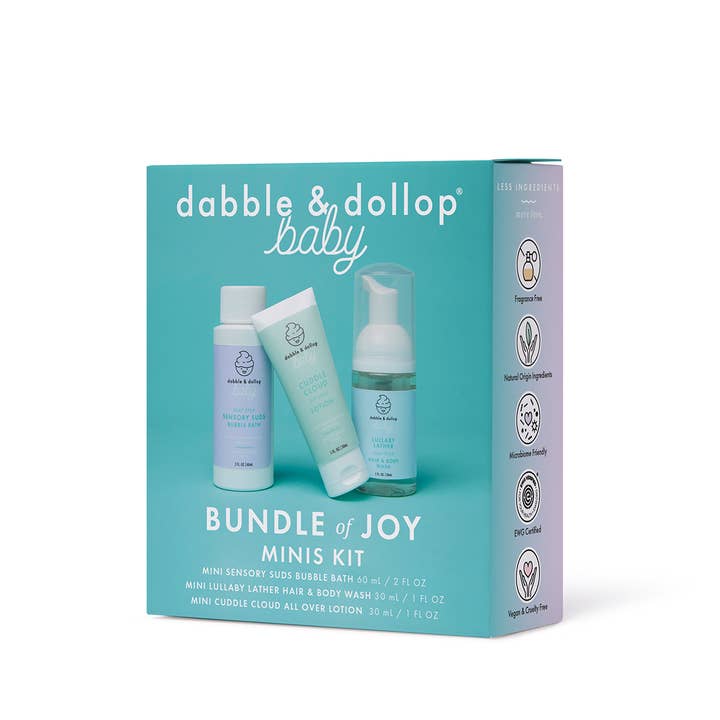 Dabble & Dollop® - Wholesale Bath & Body Set - Baby - Bundle of Joy Mini Kit - EWG & Fragrance Free2