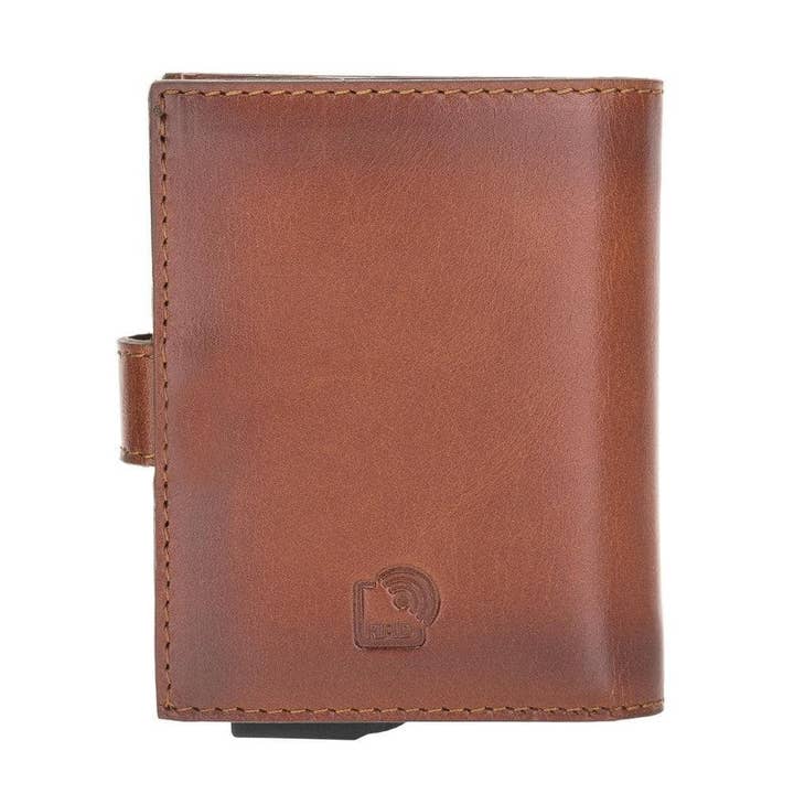 Bouletta - Wholesale Card Holder - Unisex - Palermo Zip Mechanical Leather Card Holder