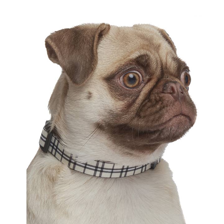 Parisian Pet® - Wholesale Pet Collar - Dog - Scottish Plaid Collar Khaki – Elegant Adjustable Collar3