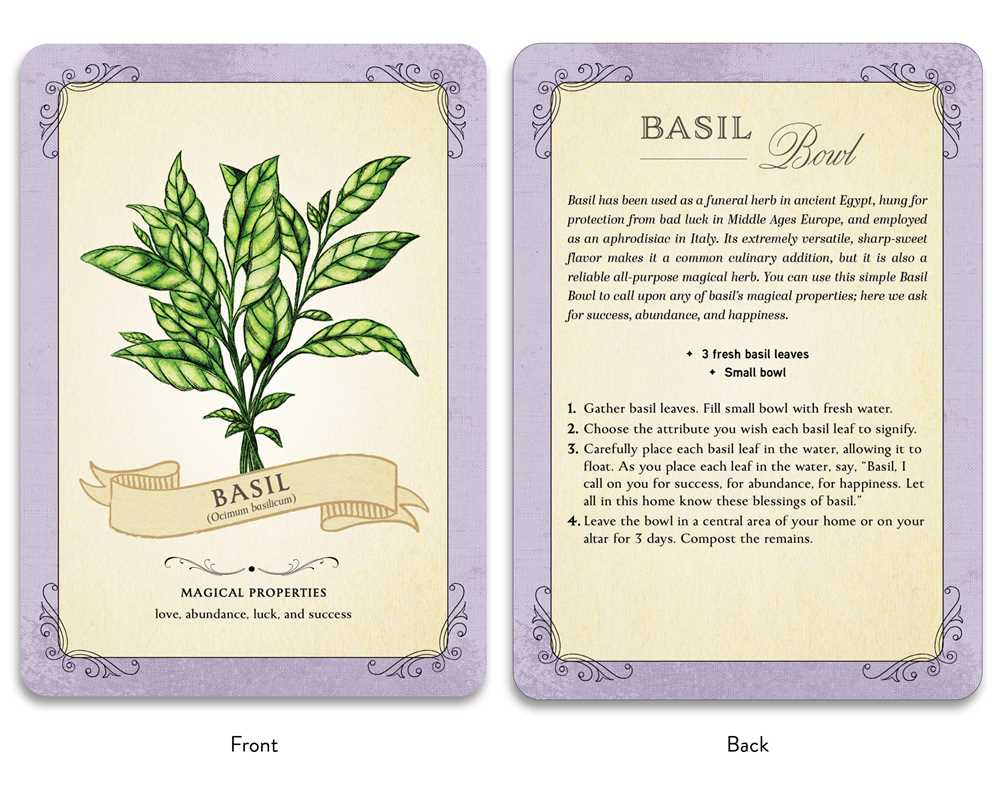 Simon & Schuster UK – wholesale Tarot cards – Green Witch's Deck of Magical Herbalism4