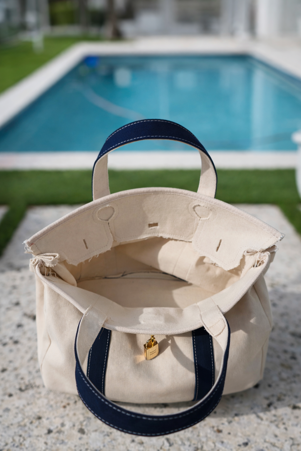 Coral Strands Fine Jewelry - Wholesale Tote Bag - Women's - Boatkin Canvas Tote Bag - BLUE & GREEN PACK6