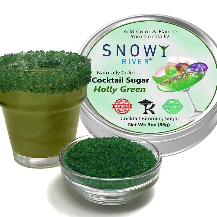Açúcar Holly Green Cocktail do Rio Snowy (1x3oz Lata Presente) por atacado de Ultimate Baker
