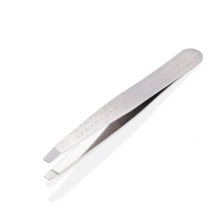 NGHIA - Wholesale Tweezers - Flower Print Stainless Steel Tweezer - Beauty Tool