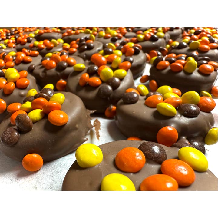 O'Shea's Candies Sweet Shop - Wholesale Chocolate Covered Sweets - O’Oreo “Mini Reese Pieces w/ Milk Chocolate” 3 Pack Trio3