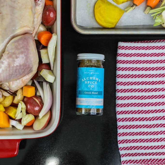 Alchemy Spice Company – wholesale Dried spice mix – Greek Blend Jar2