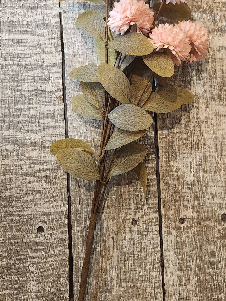 Rosa Pom Pom Pick 20" för wholesale av DNS Designs