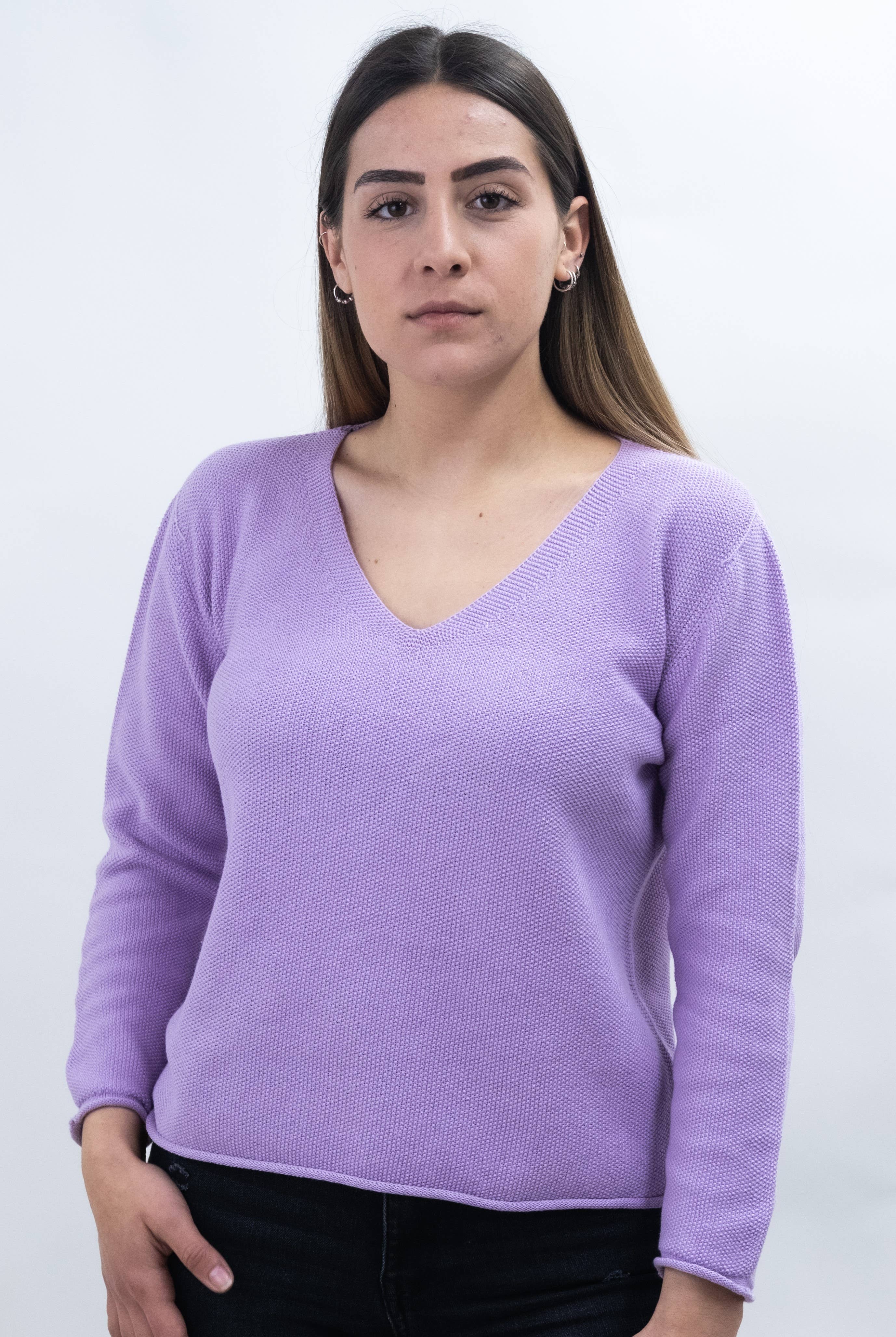 TEROTEX26 S.L. - Venta al por mayor Jersey corto de punto - Mujer - JERSEY PICO GRANO DE ARROZ3