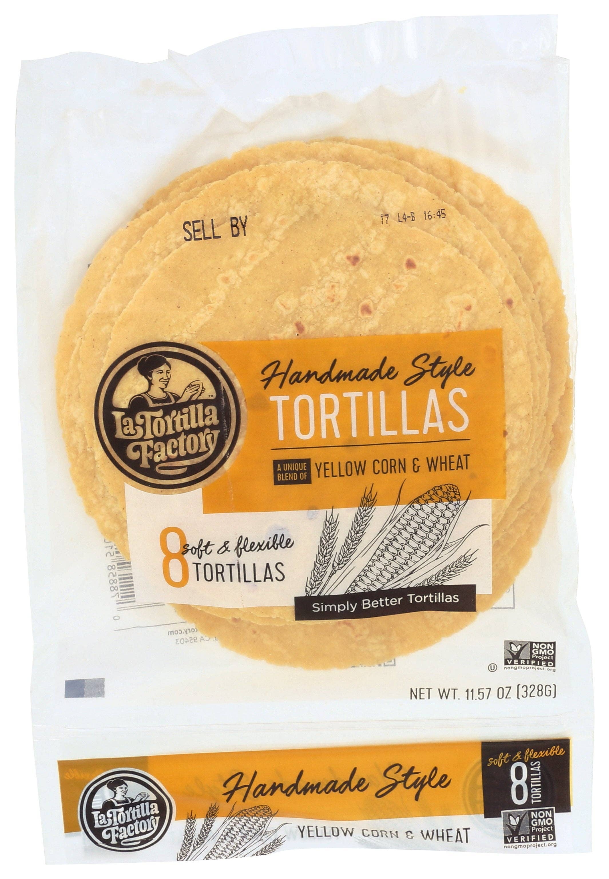 Everyday Supply Co - Wholesale Bread/Tortilla - LA TORTILLA FACTORY TORTILLA CORN HMS YLLW - Case of 12