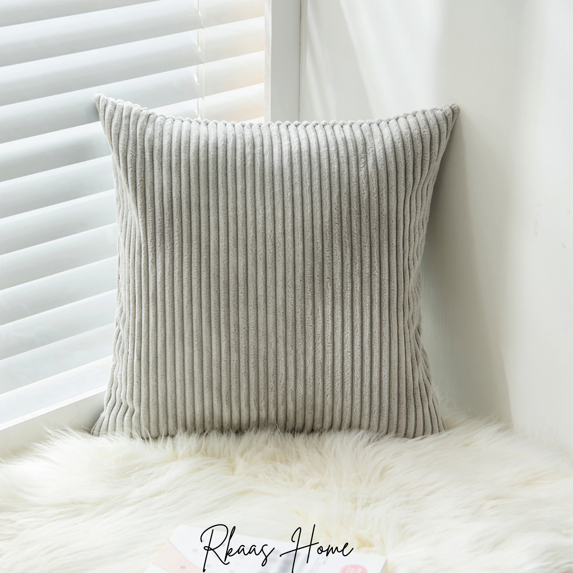 RKAAS HOME – wholesale Throw pillow cover – Corduroy Cushion Covers Home Sofa  45X45CM & 50x50 CM - 7 Colours0