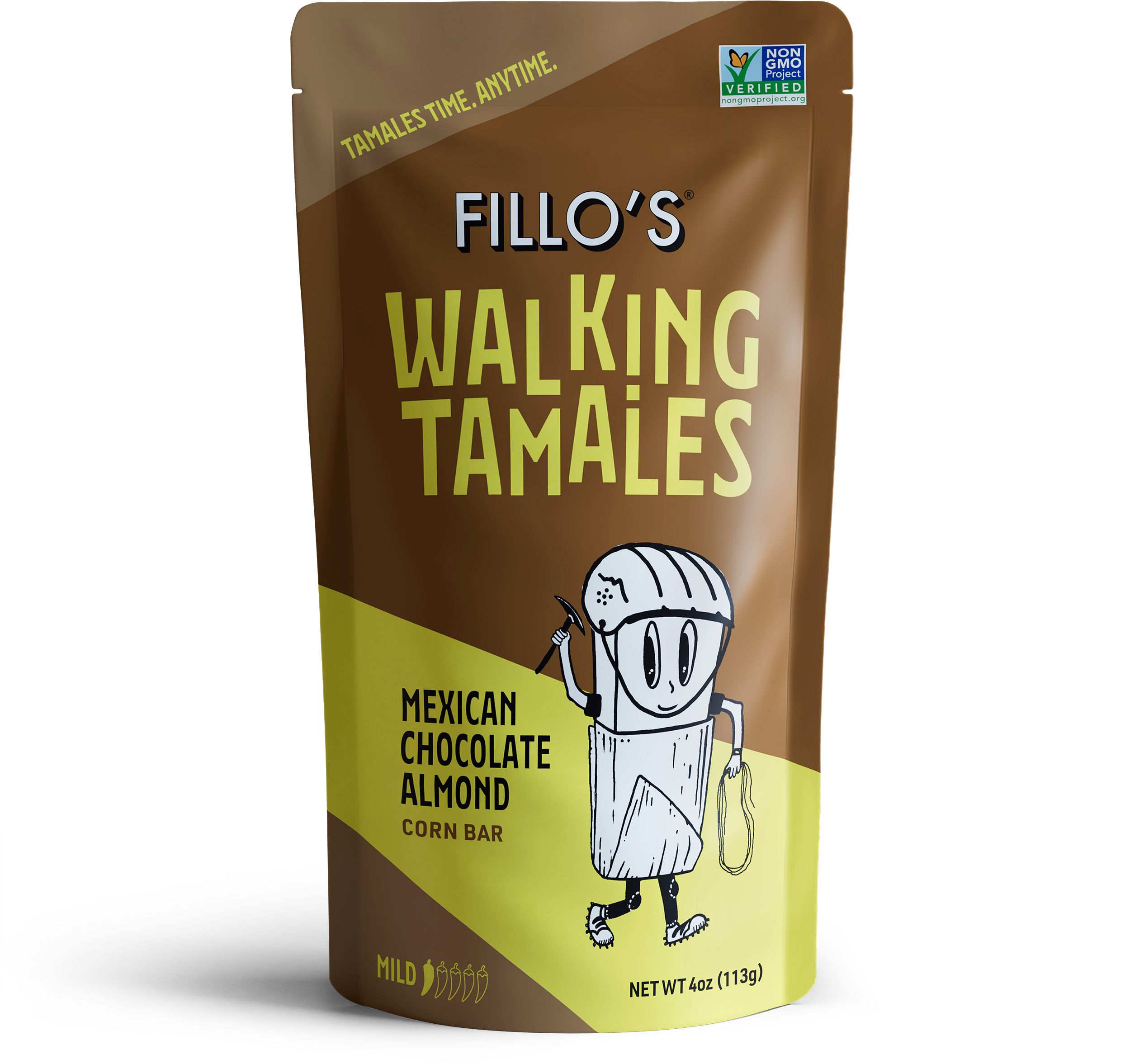 FILLO'S - Wholesale Snack Bar - Mexican Chocolate Almond Walking Tamales, 7 Pouches/Case0