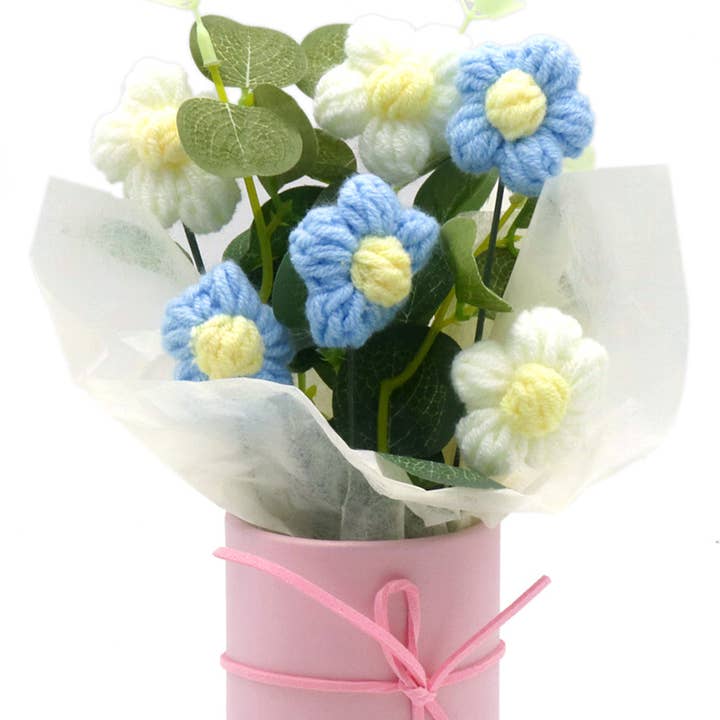 L-F4.1 GC2580-022-2 Fleurs Tricotées 20cm pour la vente par Menga Trading