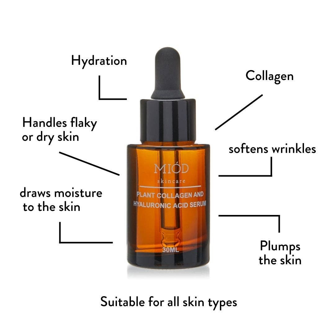 Miod Skincare - Wholesale Facial Serum/Concentrate - Hyaluronic Acid and Plant Collagen Serum1