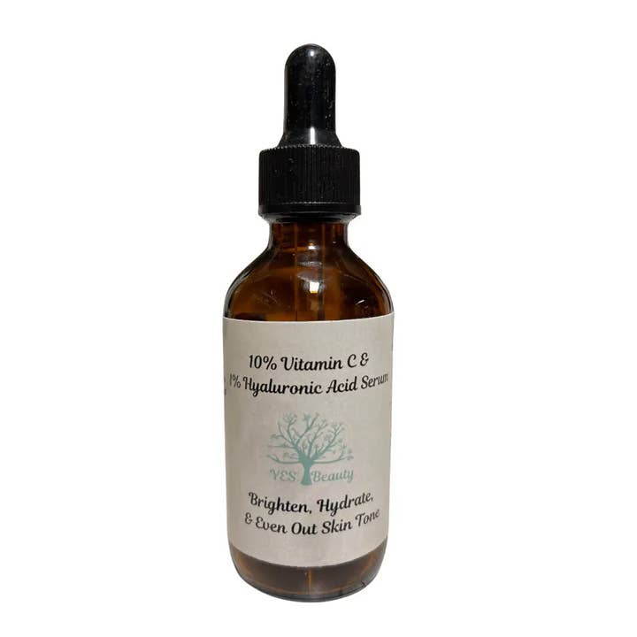YES Beauty - Wholesale Facial Serum/Concentrate - 10% Vitamin C Serum w/ Hyaluronic Acid & Pro Vitamin B51