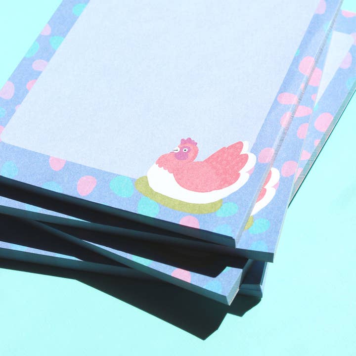 Curious Nature Studio - Wholesale Notepad - Chicken Coop • Blank Notepad1