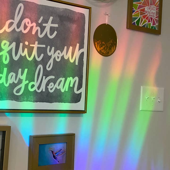 zoo&roo - Wholesale Suncatcher - Leaving Reality Bookish Prism Suncatcher Window Decal6