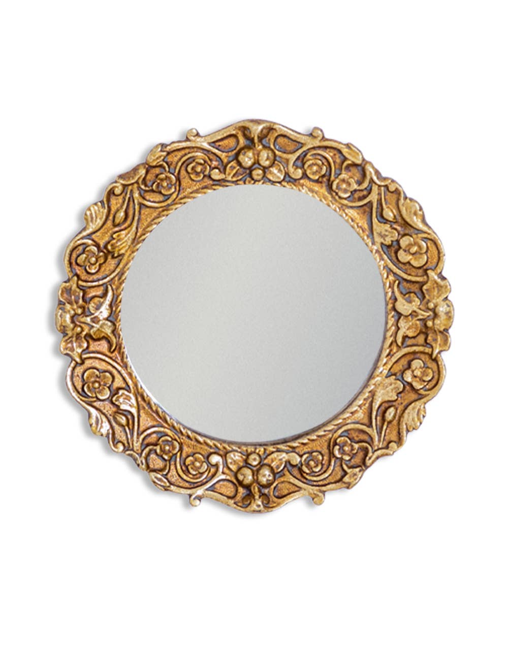 McGowan & Rutherford Ltd - Vente Miroir mural - Petit miroir orné à cadre doré ancien0