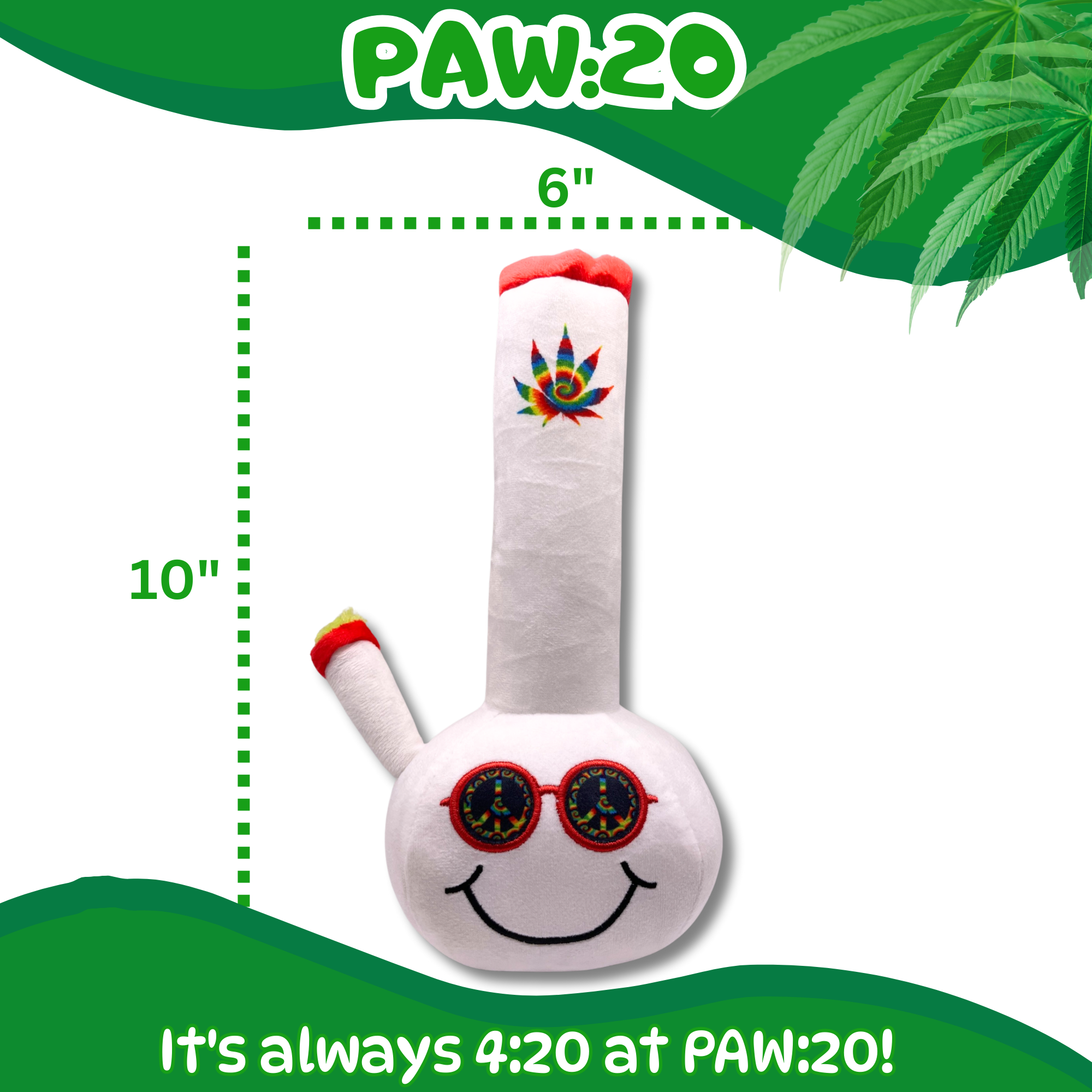 PAW:20 - Wholesale Pet Plush Toy - Dog - Billie Bong, Parody Plush Squeaker Dog Toy5