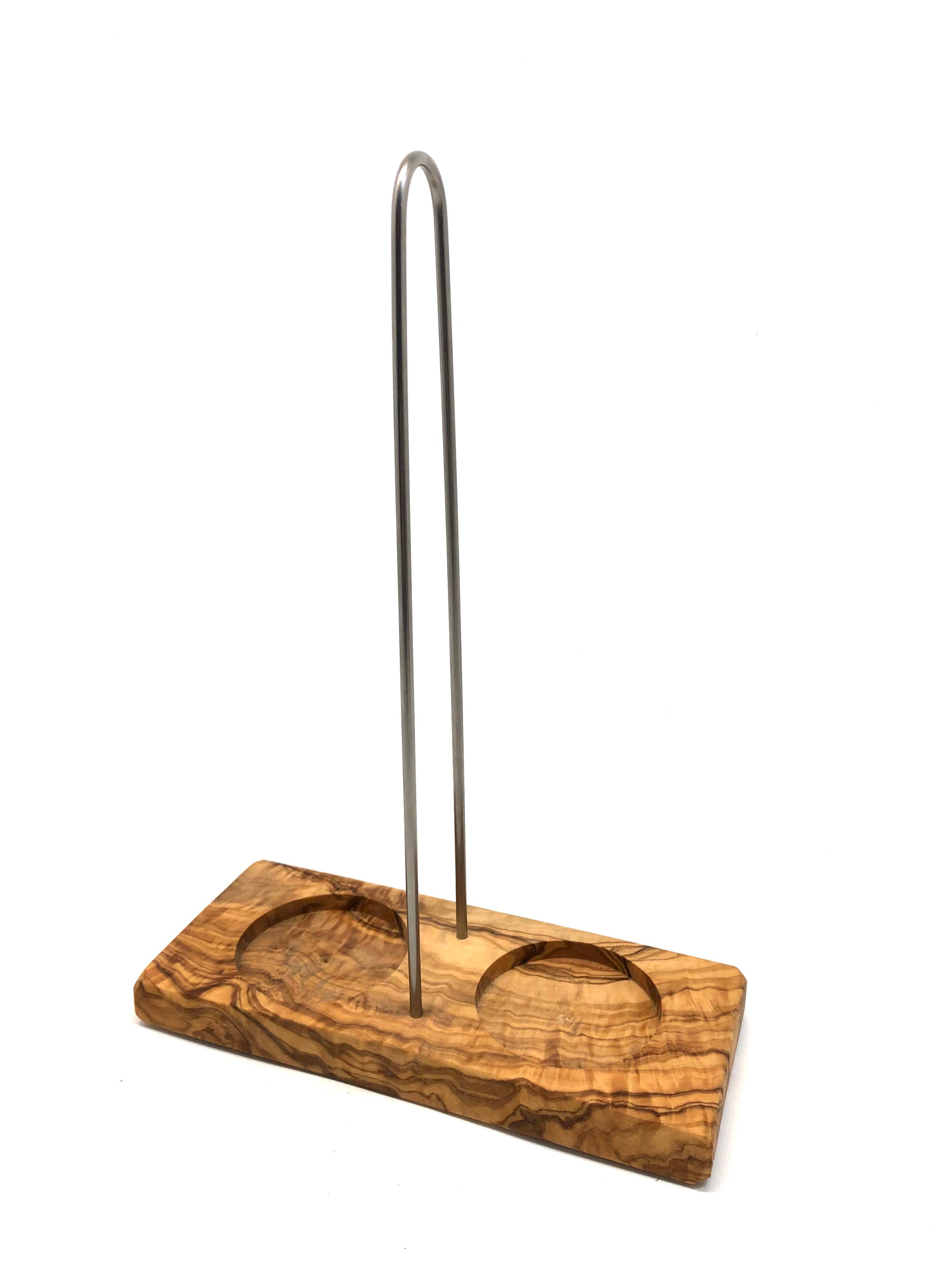 olivenholz-erleben - Wholesale Salt & Pepper Shaker Set - DUO mill trivet with handle for salt and pepper4