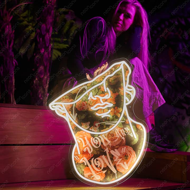 "You Are Love" Neon x Acrylic Artwork for wholesale by Neon Icons
