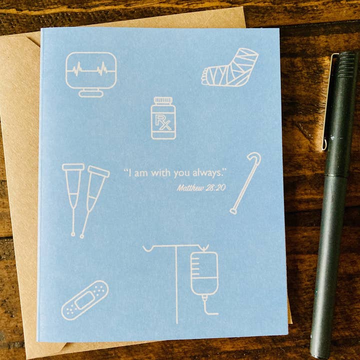 Catholic Card Co. - Wholesale Get Well Card - Get Well Soon | Catholic Anointing of the Sick Card