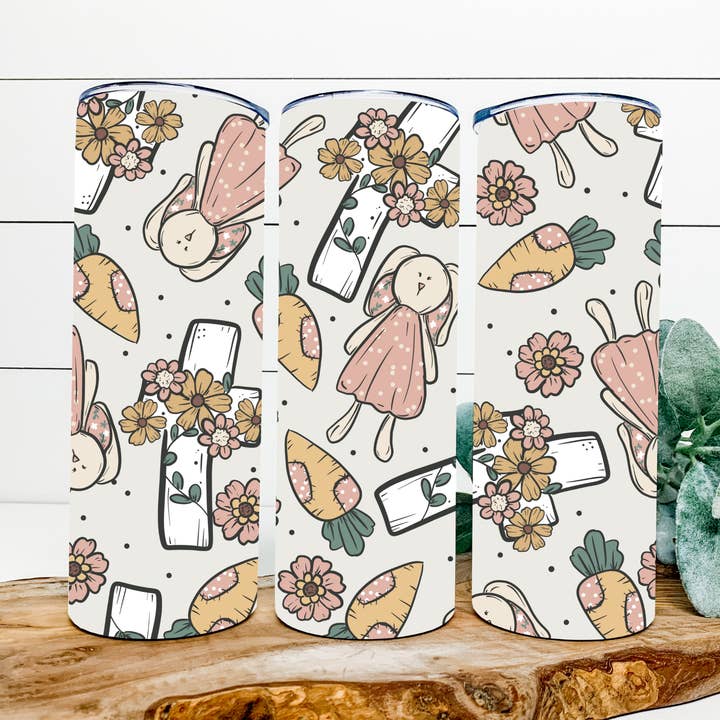 Gobelet maigre religieux de Pâques 20 oz DECOETUMBLER-040 pour la vente par DecoExchange