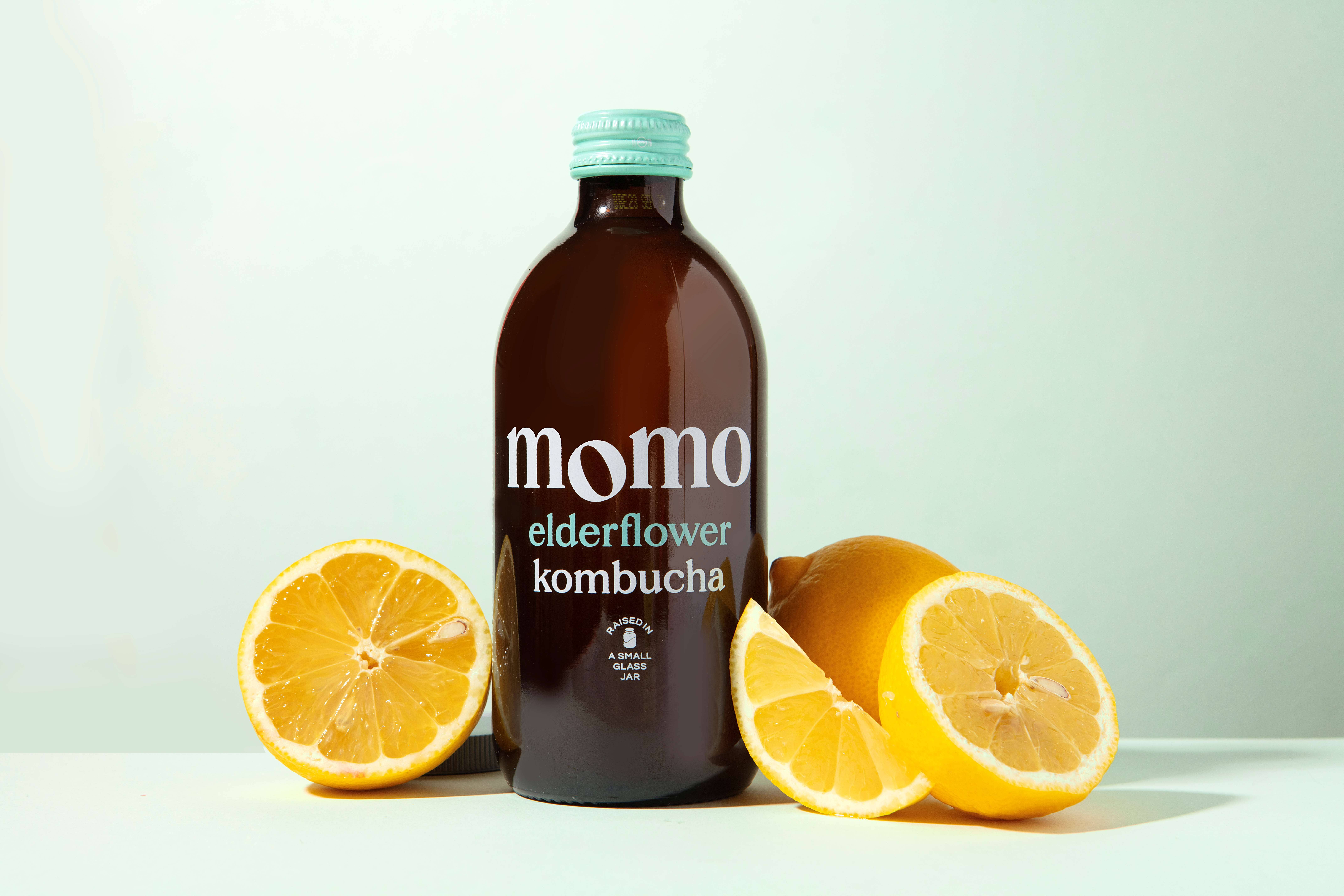 Momo Kombucha – wholesale Kombucha – Organic Elderflower Kombucha (12 x 330ml bottles)