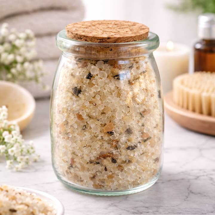 Bath Salts Whispering Woods Bath Salts for wholesale by Jarful House